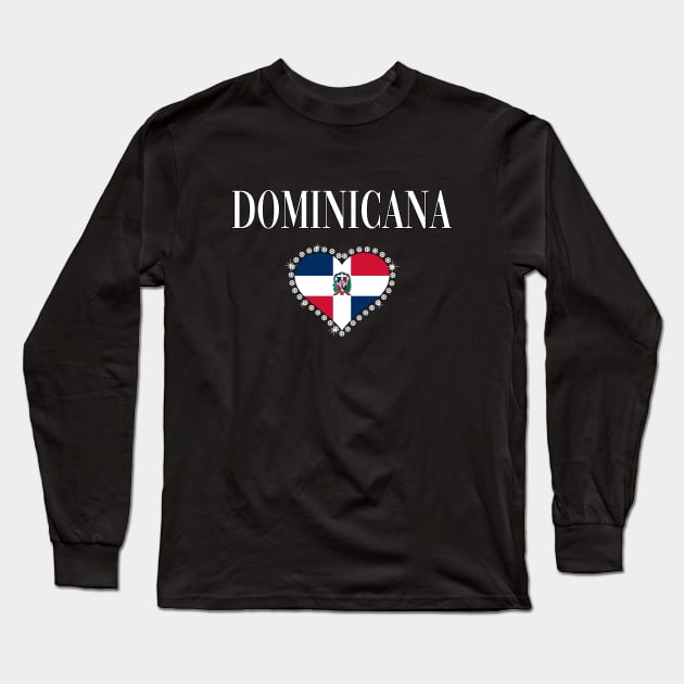 Dominicana Camisetas para Mujeres Dominicanas Long Sleeve T-Shirt by soccer t-shirts